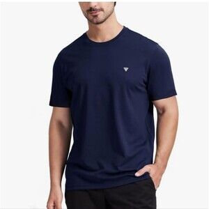 NEW MAELREG Men’s Dark Blue Moisture Wicking Performance Tech Tee Sz M  Athletic